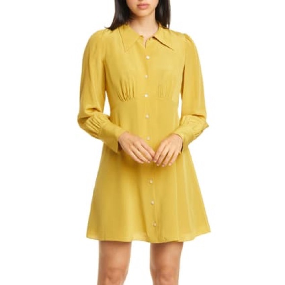 kate spade Dresses & Skirts - Kate Spade Silk Point Collar Shirtdress